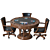 Centennial Game Table Chair Set 3D model small image 2