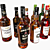 Premium Whiskey Bottle Variety Collection 3D model small image 3