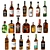 Premium Whiskey Bottle Variety Collection 3D model small image 5