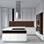 Modern White Kitchen Design No.02 3D model small image 1