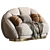 Modern Olympia Sofa in 2013 3D model small image 3