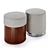 Elegant Noella Pouf and Ottoman 3D model small image 3