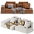 Boca Navi Modular Sofa 2013 3D model small image 4