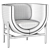 Contemporary Lounge Armchair 3D Model 3D model small image 4