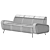 Contemporary Harrison Sofa Model 3D model small image 6