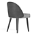 Sleek Minotti Lawson Chair 3D model small image 4