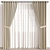 Modern Rendered Curtain Model, FBX-OBJ 3D model small image 2