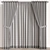 Modern Rendered Curtain Model, FBX-OBJ 3D model small image 1