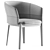 Modern Devon Chair with 3D Design 3D model small image 3
