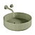 Elegance Steel Countertop Basin 3D model small image 2