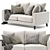 Luxe Comfort Lennie Sofa 3D model small image 3