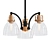 Toltec Easton Chandelier: Modern Elegance 3D model small image 1