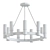 Contessa Single Tier Chandelier Natural 3D model small image 2