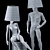 Hommer Human Lampshade Floor Lamp 3D model small image 7