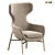 Brera Armchair: Modern Vray Design 3D model small image 7