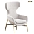 Brera Armchair: Modern Vray Design 3D model small image 10