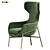 Brera Armchair: Modern Vray Design 3D model small image 11