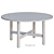 Luxury Marble Dining Table Round 3D model small image 6