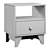 Ellipse Line Bedside Table and Dresser 3D model small image 5