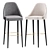 TENNESSEE Bar Stool Trio Dimensions 3D model small image 2