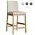  Modern Hargrove Bar Stool 3D model small image 1