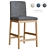  Modern Hargrove Bar Stool 3D model small image 5