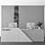 Modern Office Reception Desk Set 3D model small image 4