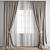 Detailed Curtain Model Archive 3D model small image 1