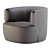 Elain Molteni Armchair: Modern Design Studioighthouse 3D model small image 5