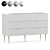 Elegant Chic Chest Drawers 3D model small image 3