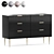 Elegant Chic Chest Drawers 3D model small image 4