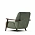 Elegant Armchair Marthan in 6 Colors 3D model small image 2