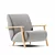Elegant Armchair Marthan in 6 Colors 3D model small image 4