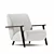 Elegant Armchair Marthan in 6 Colors 3D model small image 6