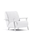 Elegant Armchair Marthan in 6 Colors 3D model small image 7