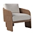 Cozy RH La Paz Chair 3D model small image 3