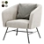  Stylish Omari Armchair - Modern Elegance 3D model small image 1