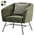 Stylish Omari Armchair - Modern Elegance 3D model small image 2