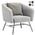  Stylish Omari Armchair - Modern Elegance 3D model small image 4