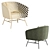  Stylish Omari Armchair - Modern Elegance 3D model small image 5