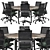  Modern Oval Conference Table 3D model small image 5