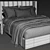 West Elm Shelter Bed 3D Model 3D model small image 4