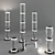 Crystal Glow LED Floor Lamps 3D model small image 2