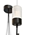 Modern Moooi Gravity Chandelier | Gravity5 & Gravity7 3D model small image 3