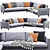 Ikea Karlstad Sofa 2013  Millimeter-Crafted Beauty 3D model small image 1