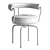  Sleek Cassina LC7 Swivel Chair 3D model small image 5