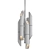Sleek Steel Pendant Lamp Design 3D model small image 2