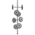 Elegant LE ROYER Chandelier Model 3D model small image 2