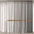 Elegant Curtain 3D Model Kit 3D model small image 1