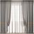 Contemporary 3D Curtain Models Pack 3D model small image 1